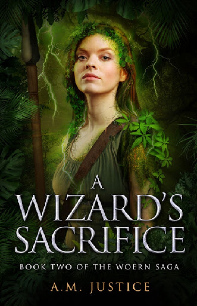 A Wizard&#039;s Sacrifice (The Woern Saga #2) by A.M. Justice Book Review